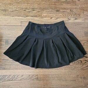 SHEIN Elegant Black Skater Skirt